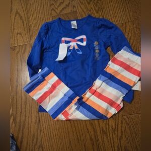 Gymboree Blue and Multicolor Kids Matching Set